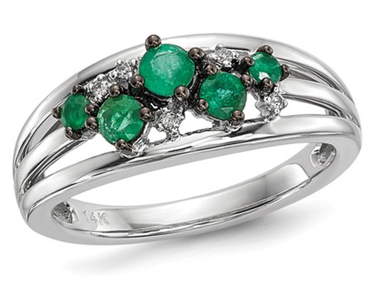14k-emerald-eternity-band – Anushka Jain Jewellery