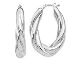 Sterling Silver Polished Hoop Earrings