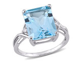 7.45 Carat (ctw) Sky Blue Topaz Ring in Sterling Silver