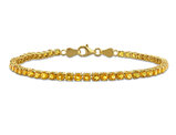 4.08 Carat (ctw) Madeira Citrine Tennis Bracelet in Yellow Sterling Silver