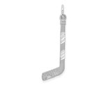 14K White Gold Hockey Stick Pendant (NO CHAIN)