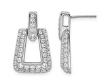 1 3/4 Carat (ctw VS, D-E-F) Lab-Grown Diamond Earrings in 14K White Gold