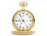 Charles Huber Yellow Tone Pocket Watch (50mm)