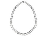 Sterling Silver Men's Necklace Anchor Chain  ( 22 Inches)